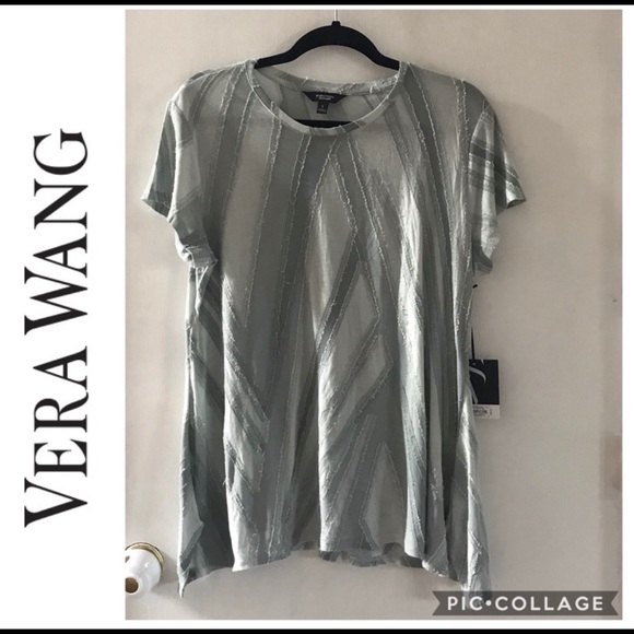 vera wang tunic tops
